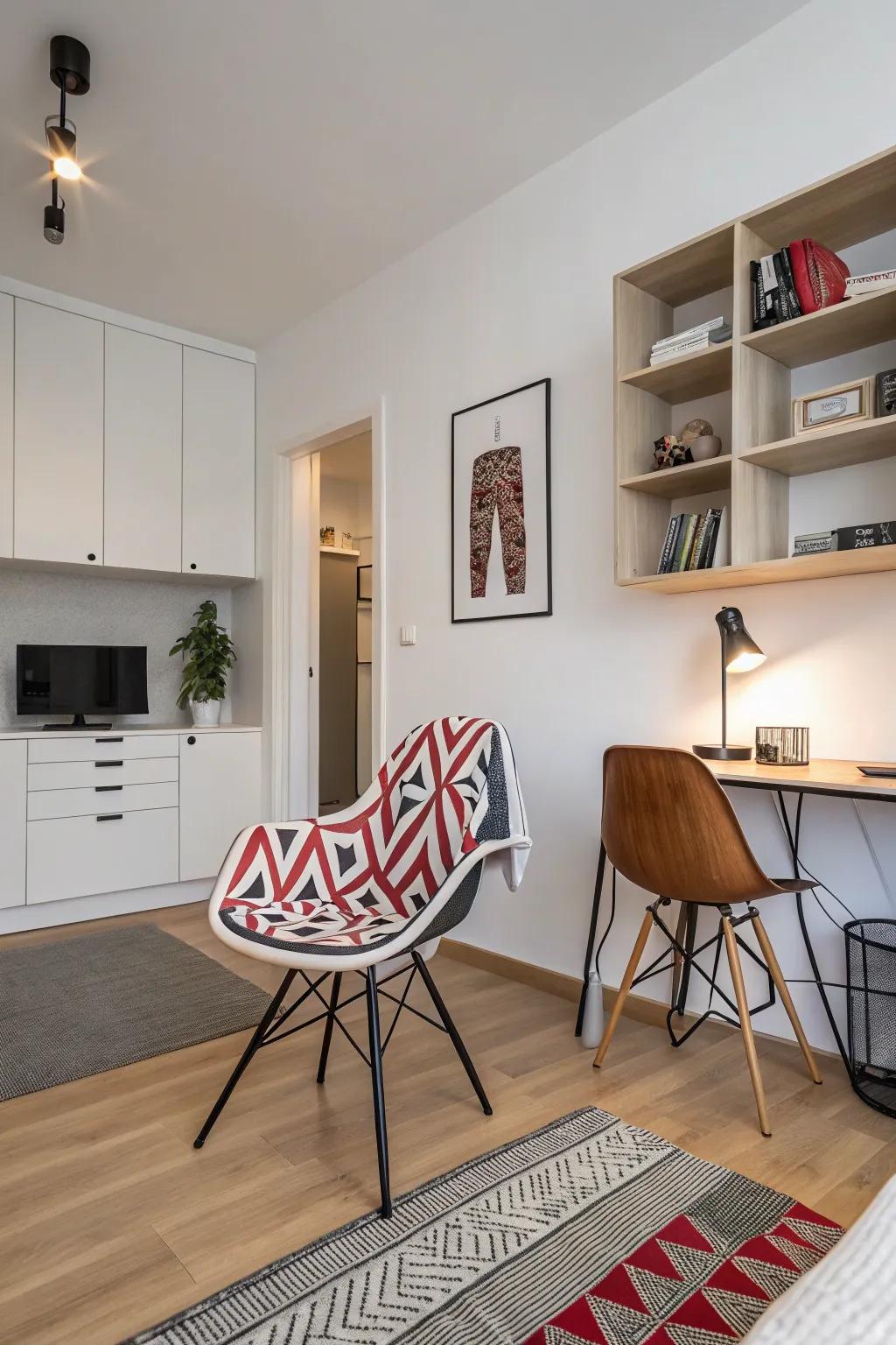 A statement piece can anchor your studio’s aesthetic and draw attention.