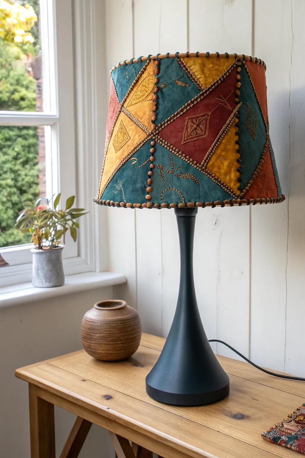 Transform your space with a unique fabric lampshade—where craftsmanship meets color in perfect harmony.