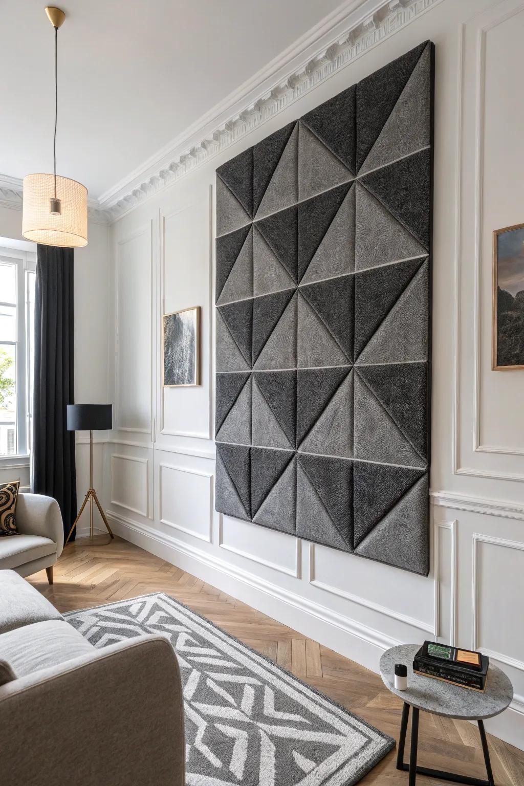Transform your space with chic acoustic panels that combine style and function effortlessly.