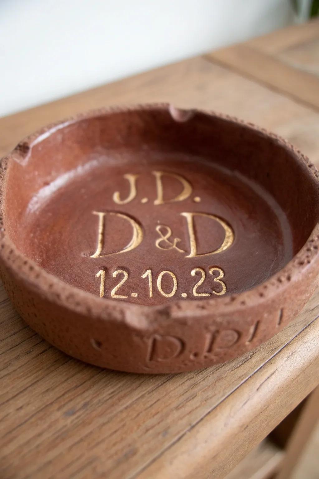 Add a personal touch to your space with a custom engraved clay ashtray—where craftsmanship meets sentiment.