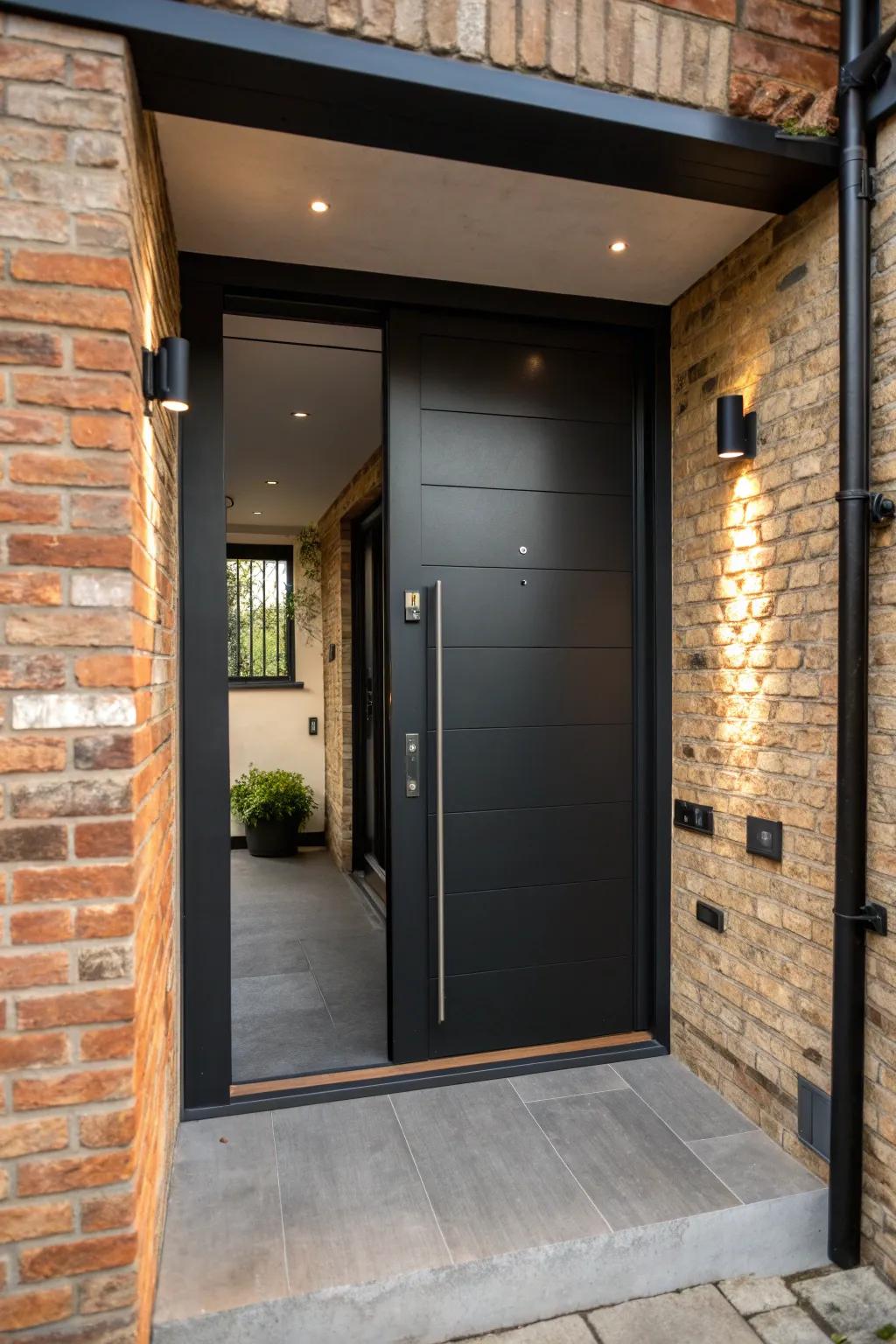 Upgrade your garage with a chic side door for seamless access and style.