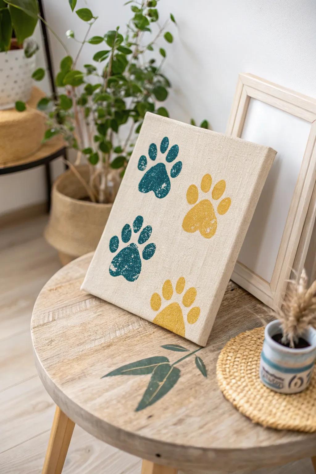 Hop into creativity with this charming Bunny Footprint Art, perfect for adding a playful touch to your Easter decor!