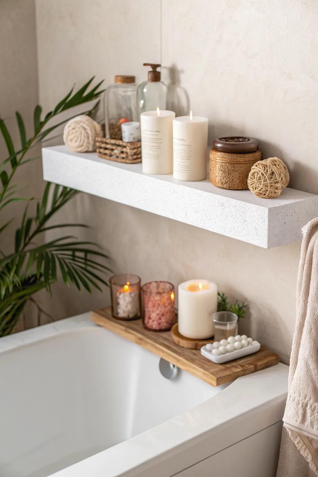 Elevate your space with minimalist foam board shelves – where simplicity meets style.