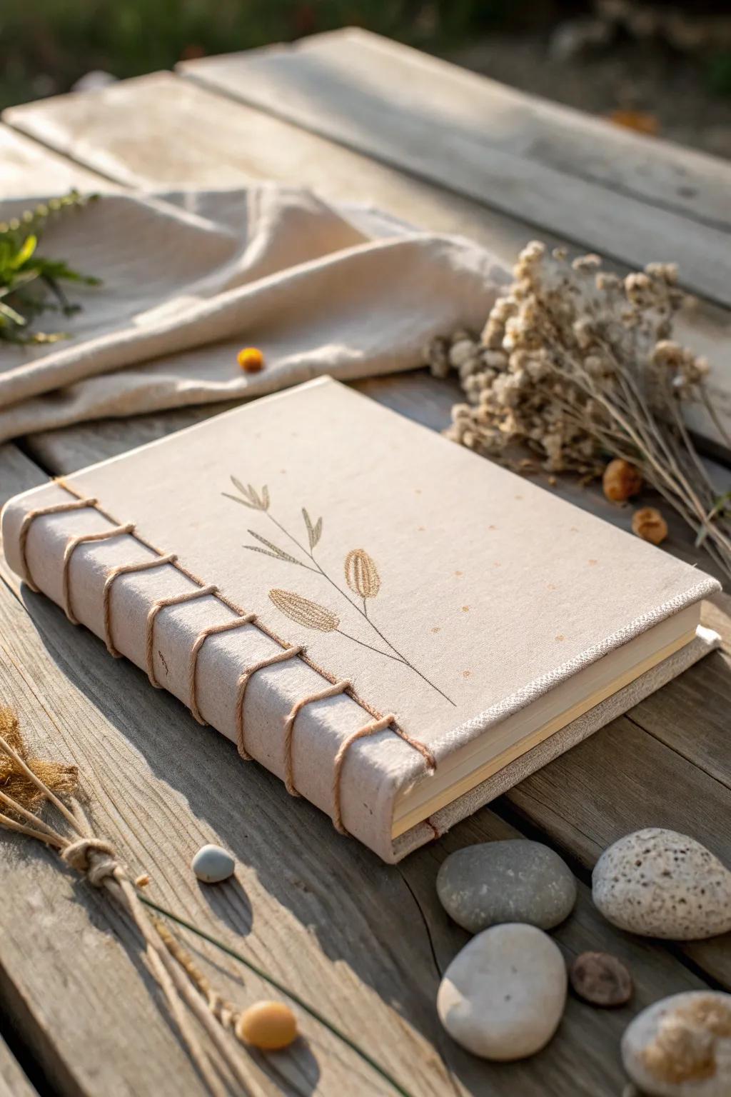 Transform your recycled materials into a stunning eco-friendly book, where minimalist design meets the art of craftsmanship.
