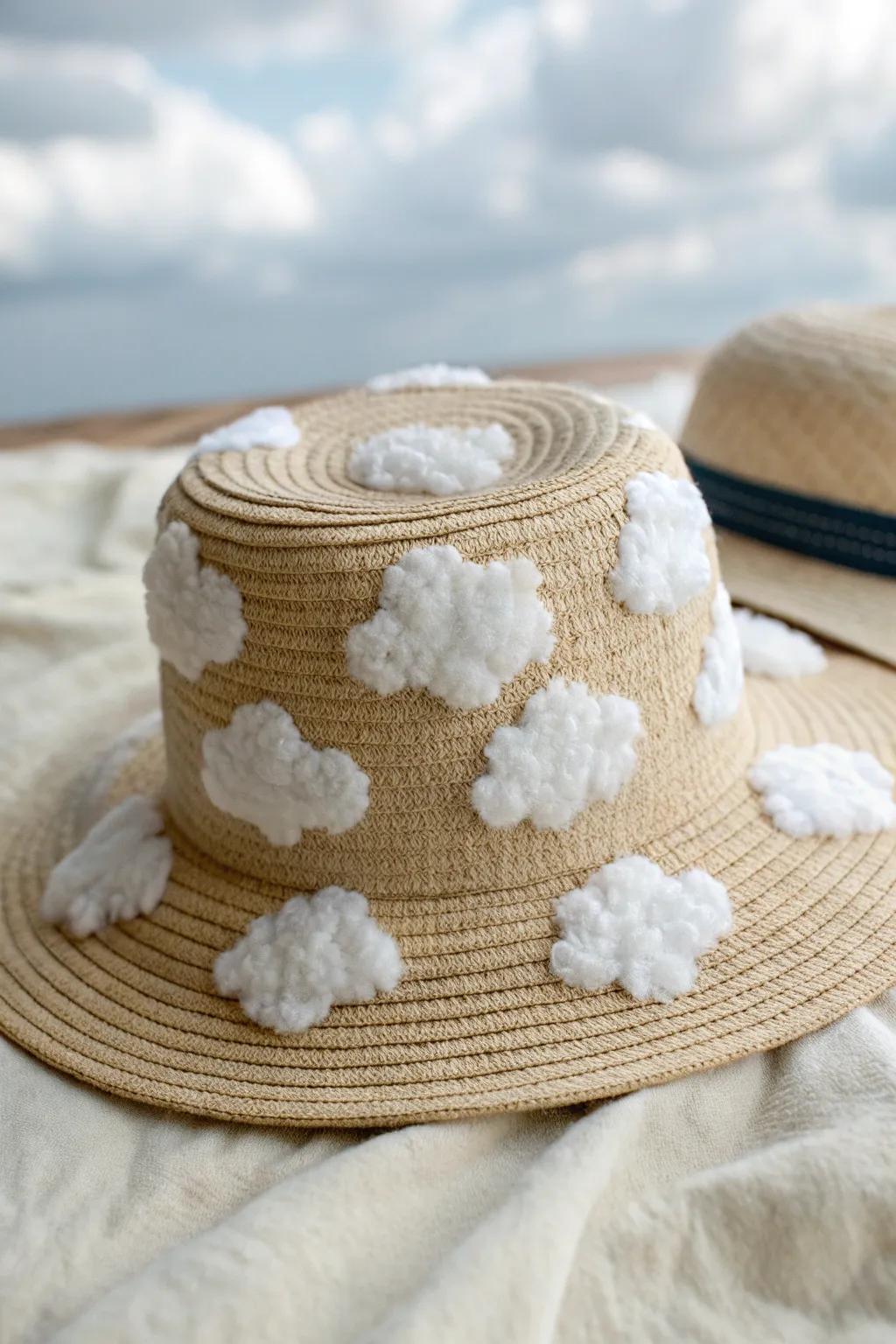 Embrace the whimsy with this handcrafted cloud hat—perfect for little dreamers and big adventures!
