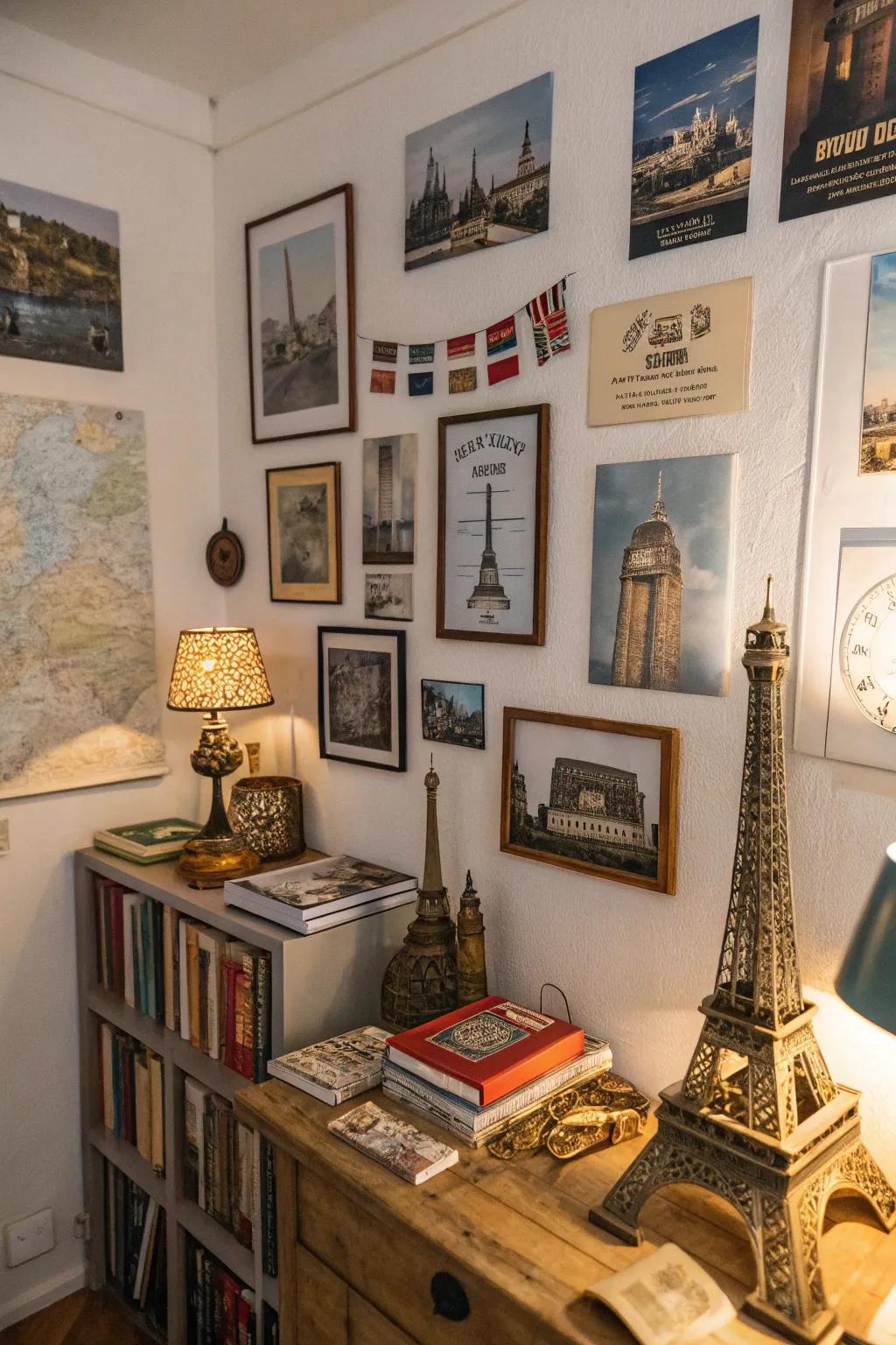 Personal mementos add character and a story.