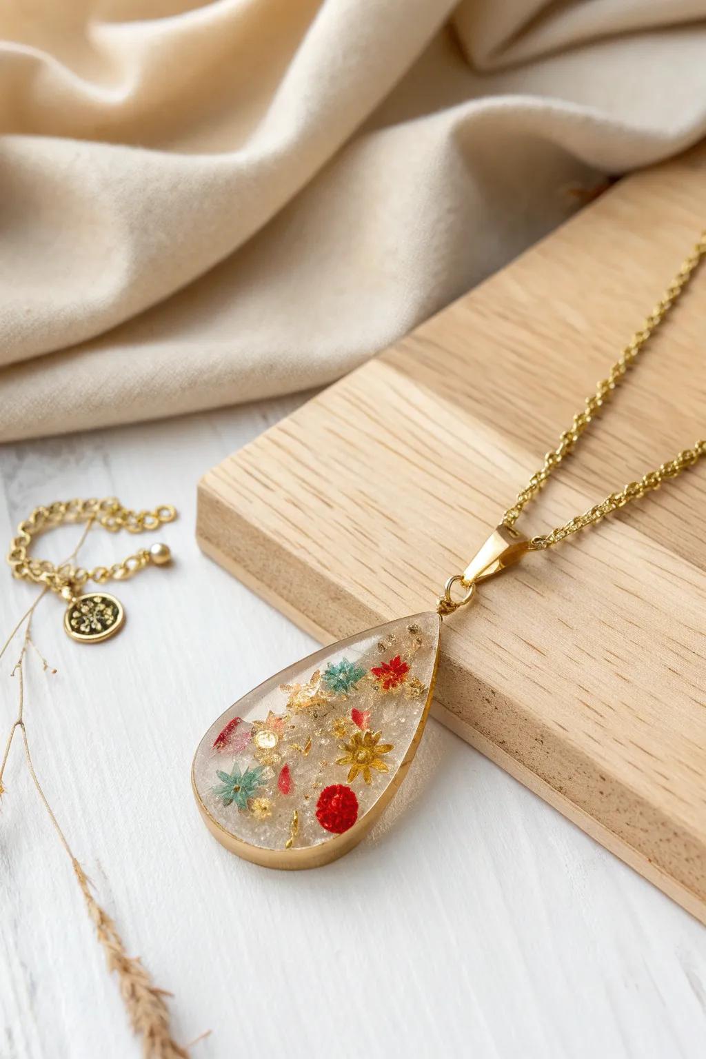 Add a splash of color to your style with handcrafted epoxy resin jewelry—where simplicity meets playful creativity.