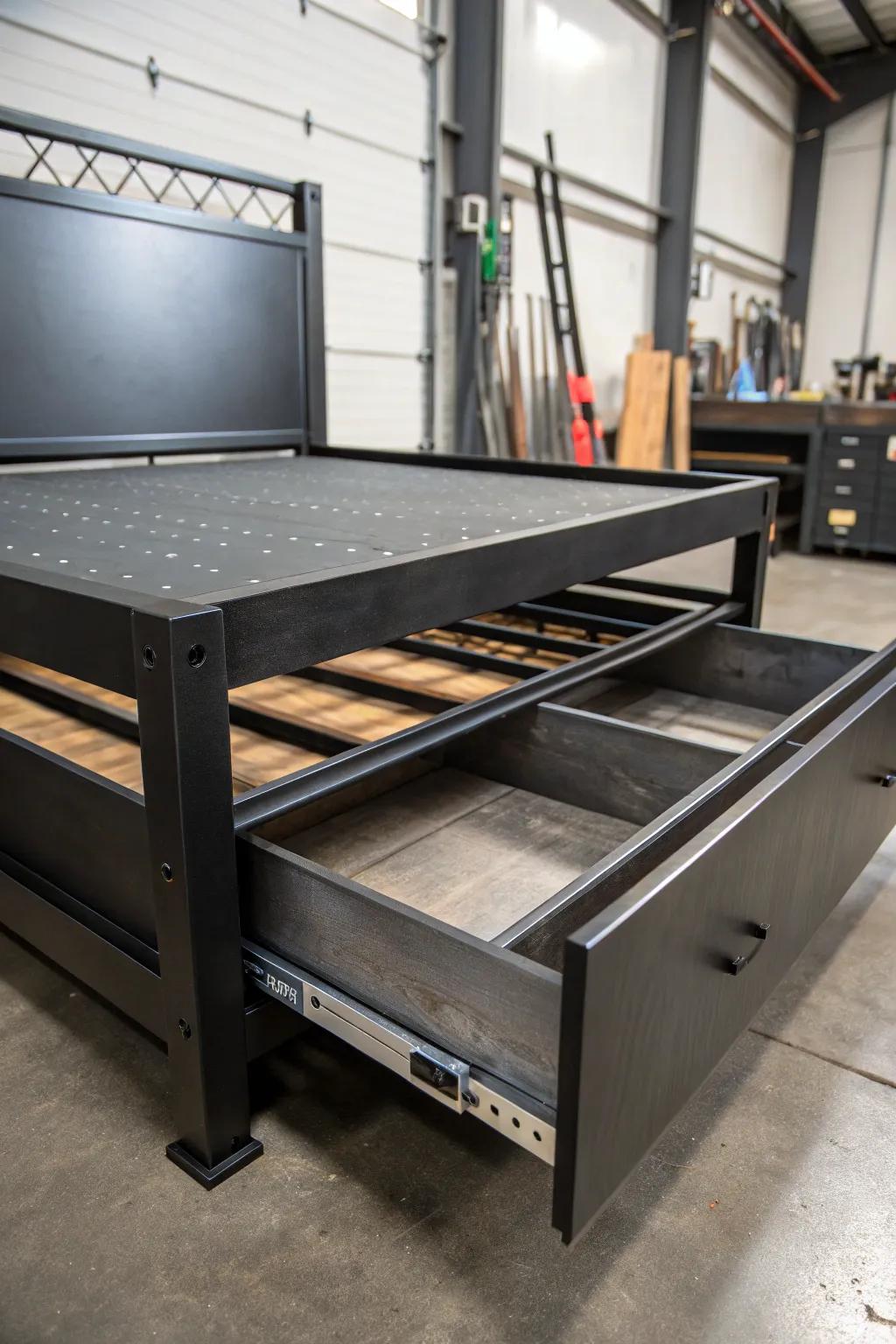 Discover the art of concealment with expertly welded hidden compartments.