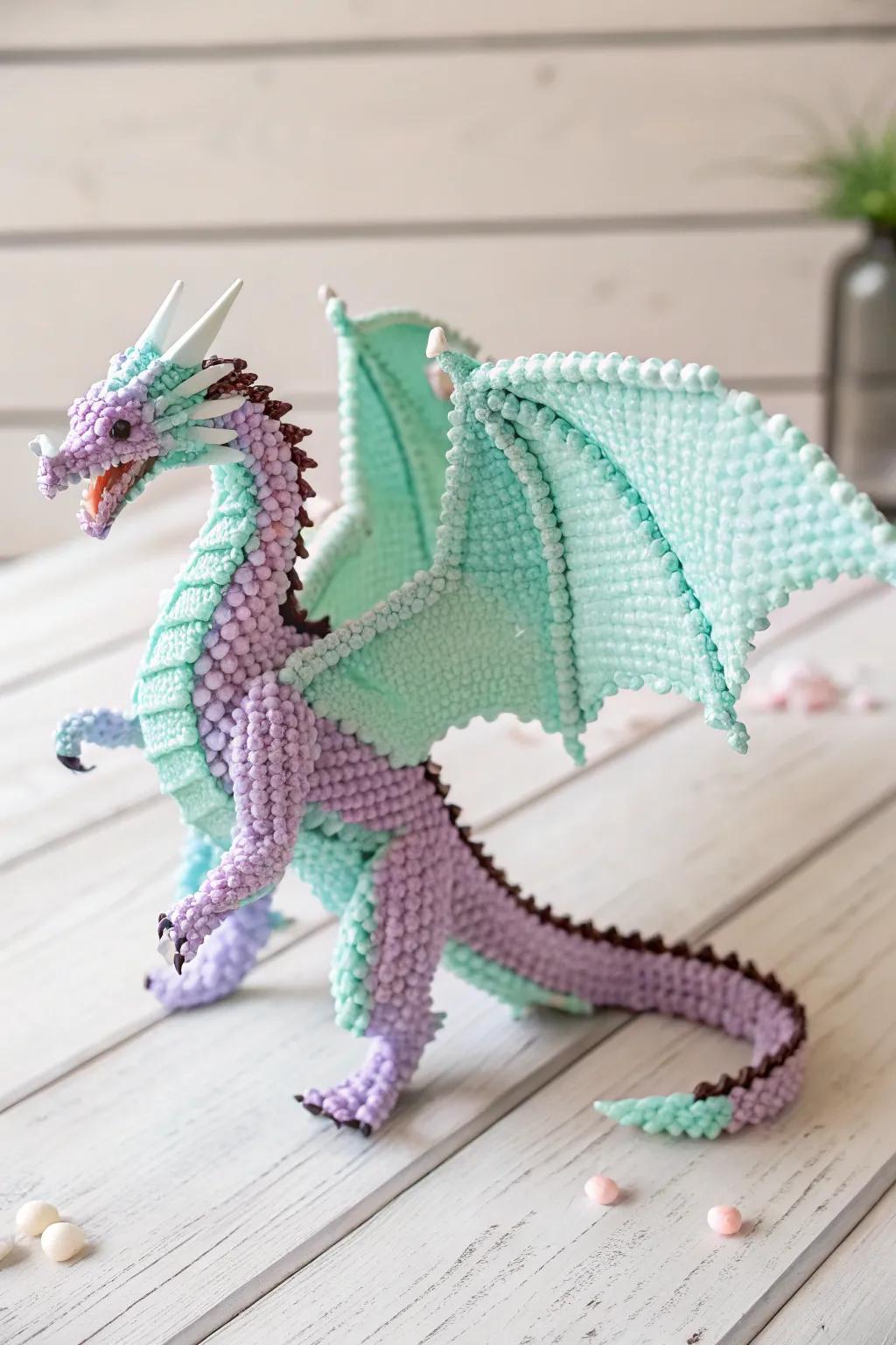 Bring fantasy to life with a 3D Perler bead dragon—where craftsmanship meets imagination.