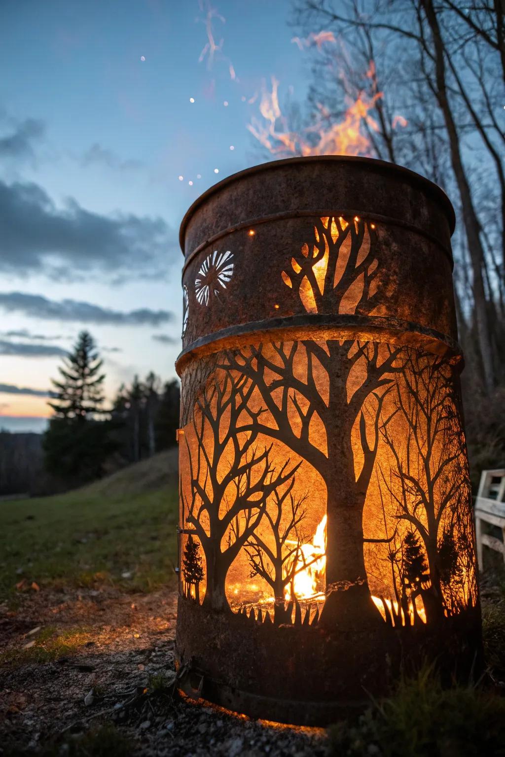 Illuminate your space with the enchanting glow of tree silhouettes—where craftsmanship meets nature.