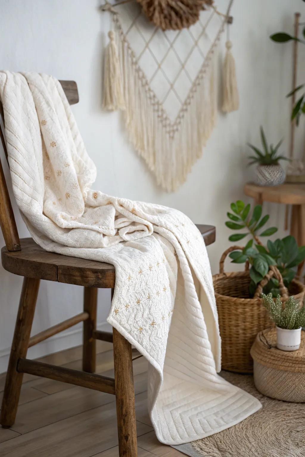 Embrace the warmth and comfort of a lovingly crafted baby blanket—a perfect snuggle companion for your little one.