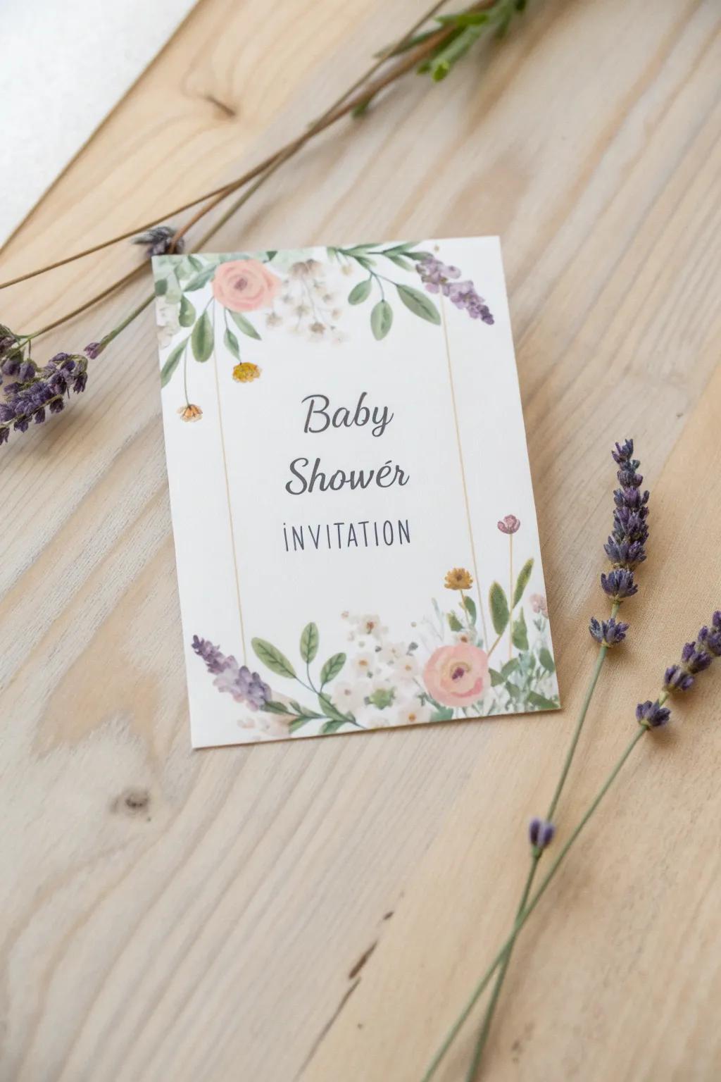 Invite elegance with boho floral charm for your special day. 🌸✨