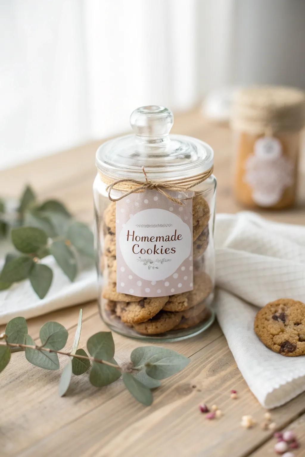 Transform your bake sale goodies with personalized labels that add a touch of elegance and charm.