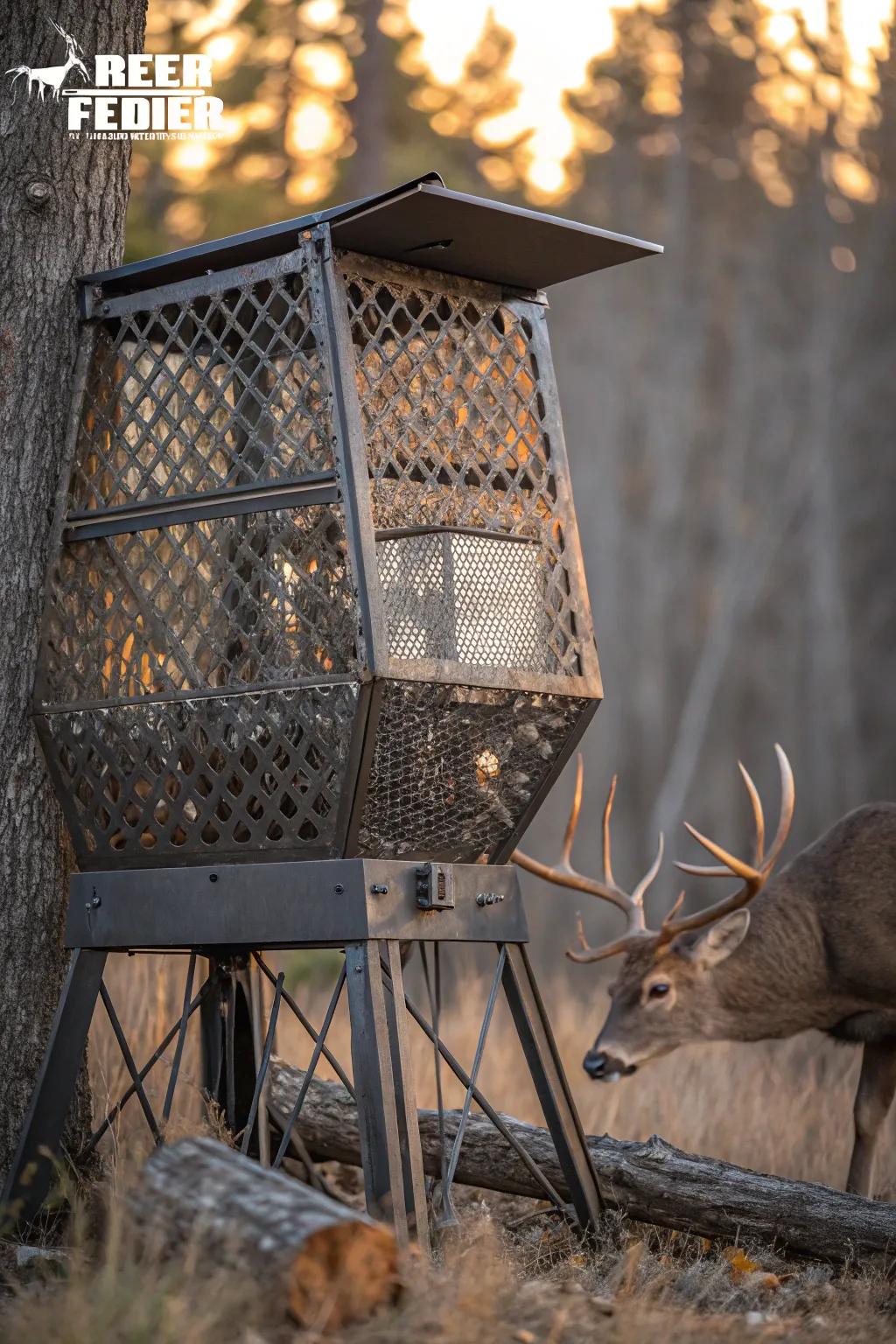 Crafted for strength: A bear-proof feeder that stands the test of time.