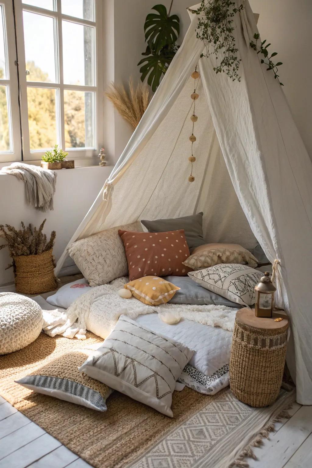 Sink into your own Pillow Paradise – where comfort meets Scandinavian simplicity with a boho twist.