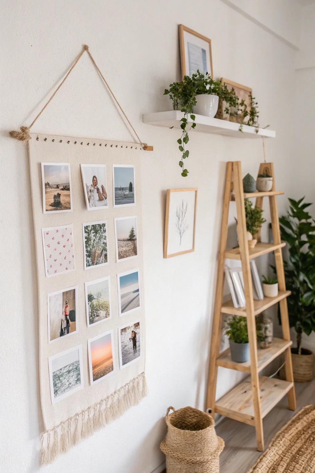 Celebrate memories with a minimalist photo collage canvas, where every picture tells a story.