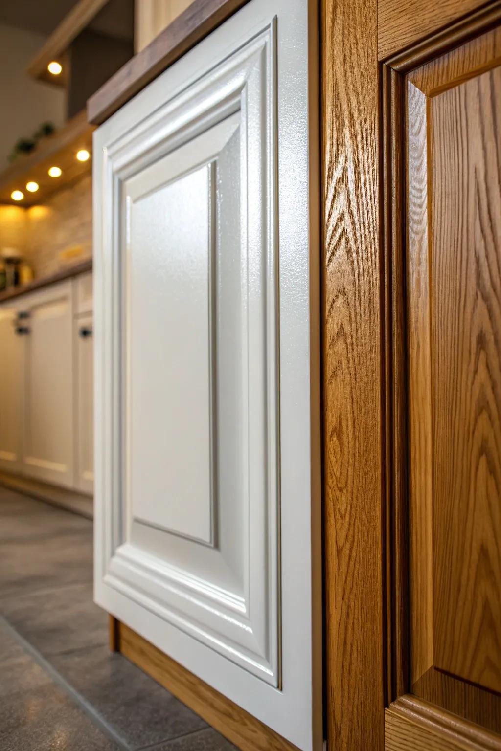Elevate your kitchen's style by choosing the perfect material finish.