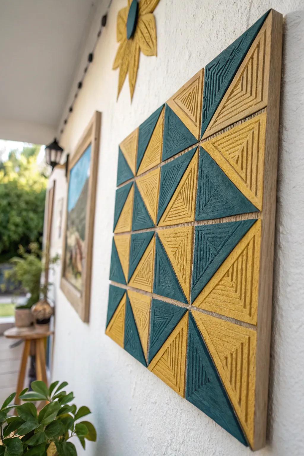 Elevate your space with stunning cardboard wall art—where simplicity meets creativity!