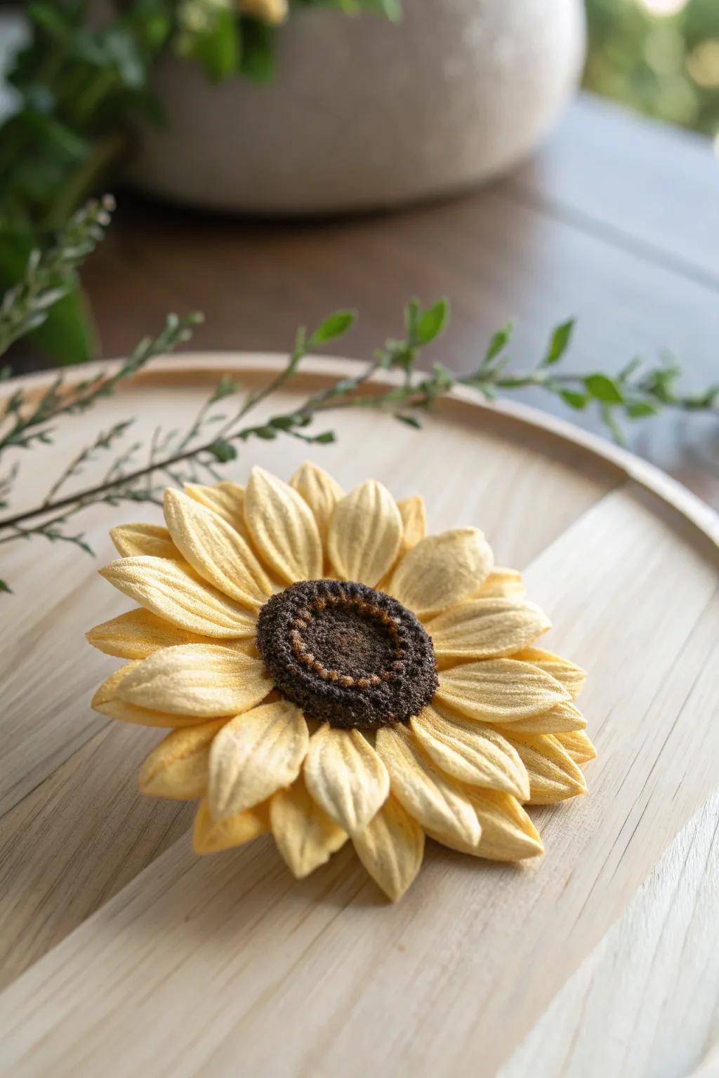 Celebrate the beauty of nature with everlasting clay sunflowers, perfect for little hands and big imaginations. 🌻✨ #ClayCrafts #KidsArt