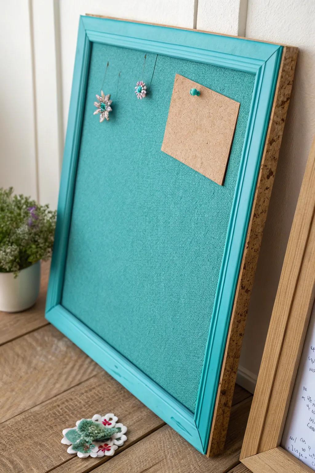 Brighten your workspace with a splash of turquoise elegance!