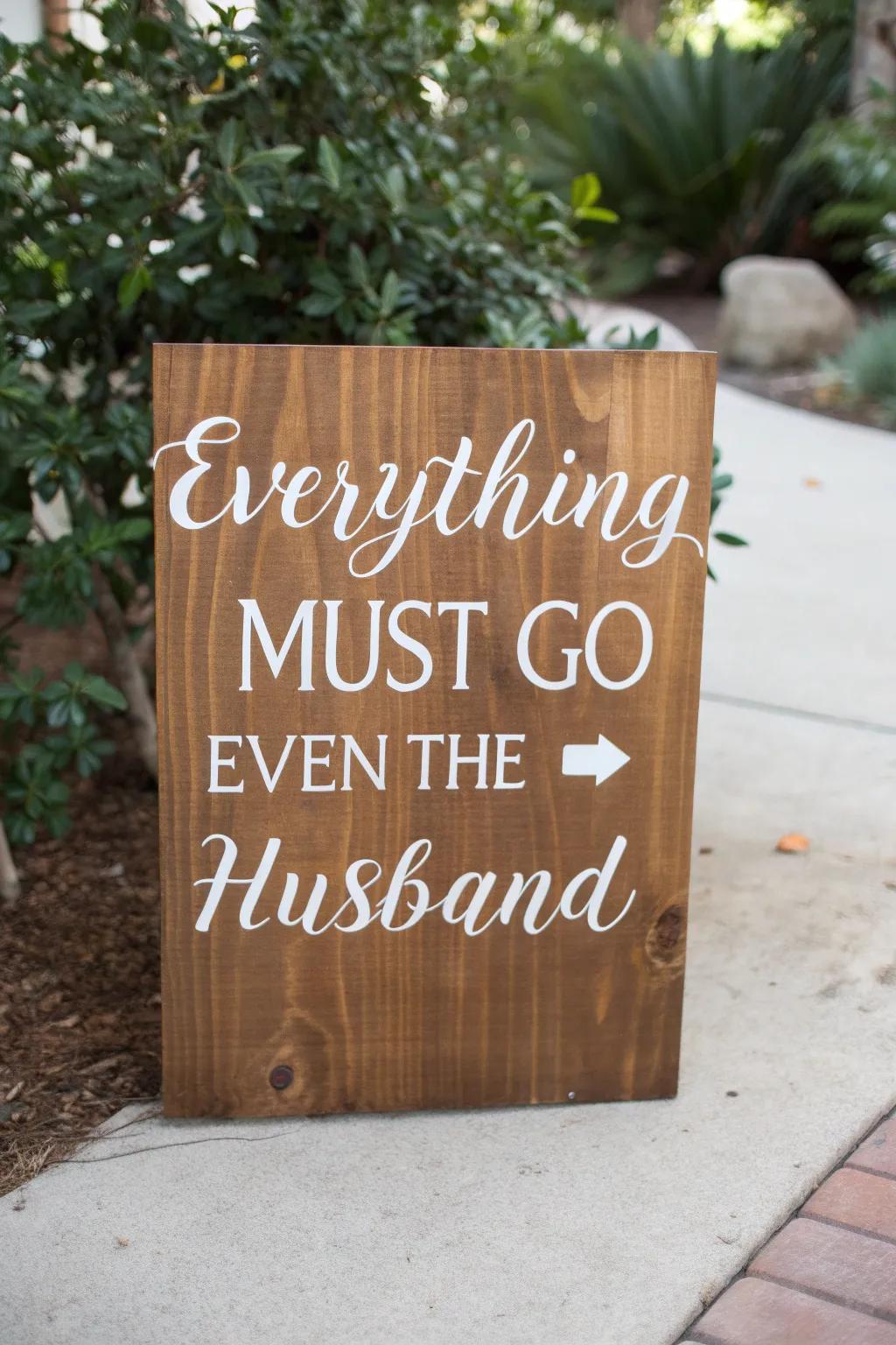 A touch of humor to draw them in—who could resist this charming invitation?