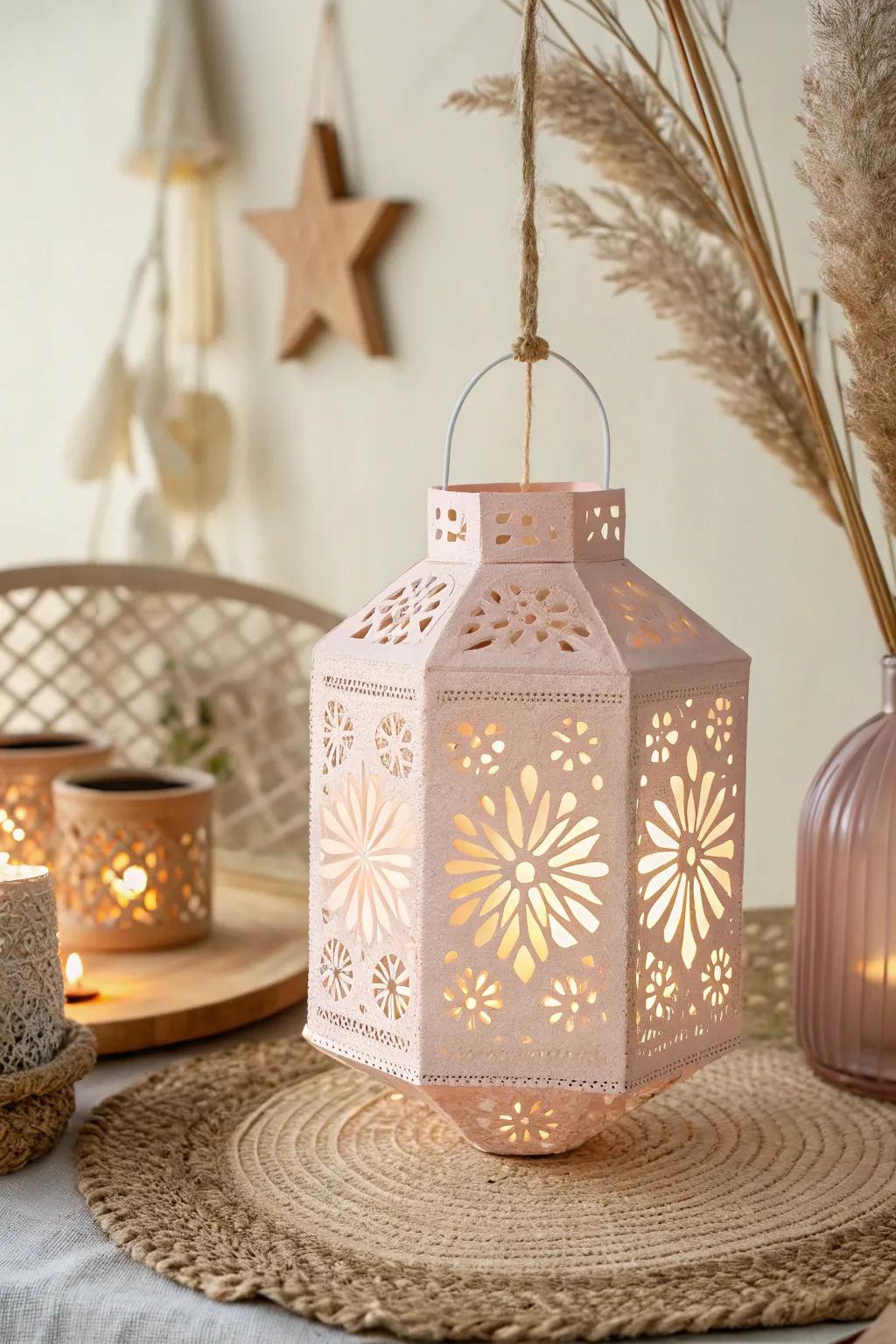 Illuminate your space with the serene elegance of handcrafted paper lanterns.