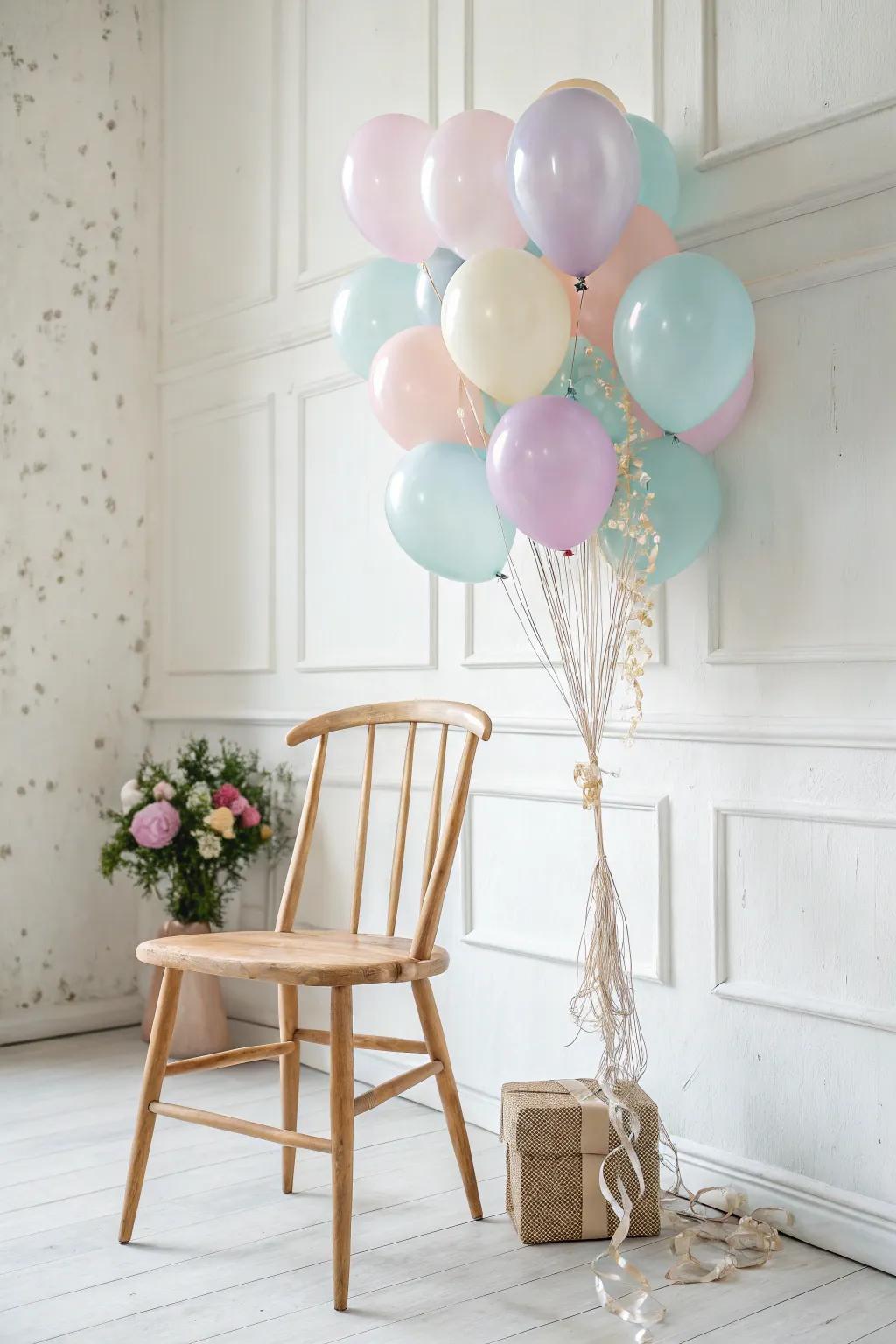 Elevate your baby shower decor with a whimsical balloon bonanza!