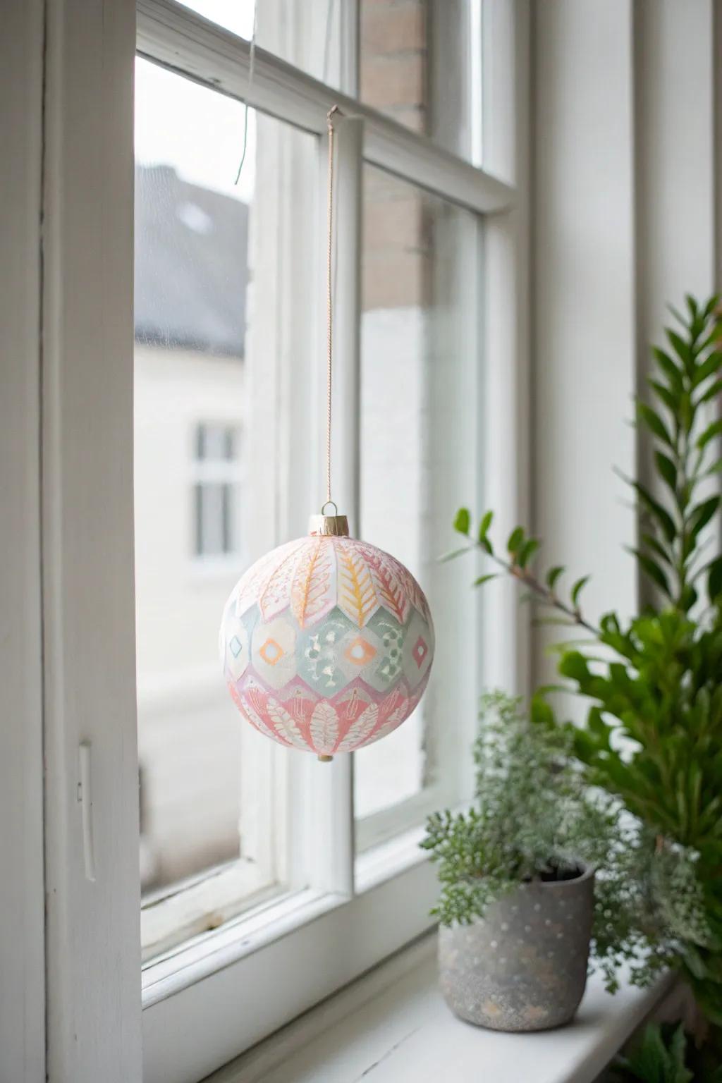 Elevate your holiday décor with a touch of magic—discover the beauty of simplicity with this floating bauble display.