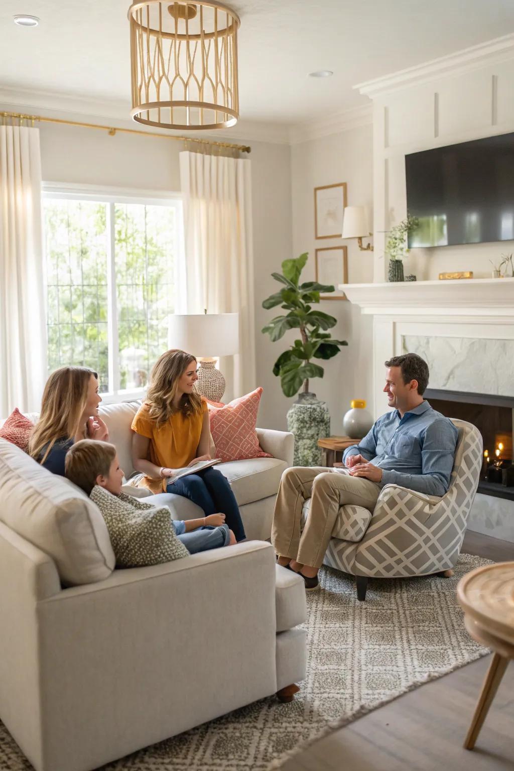 Bring the warmth of home into your family photos.