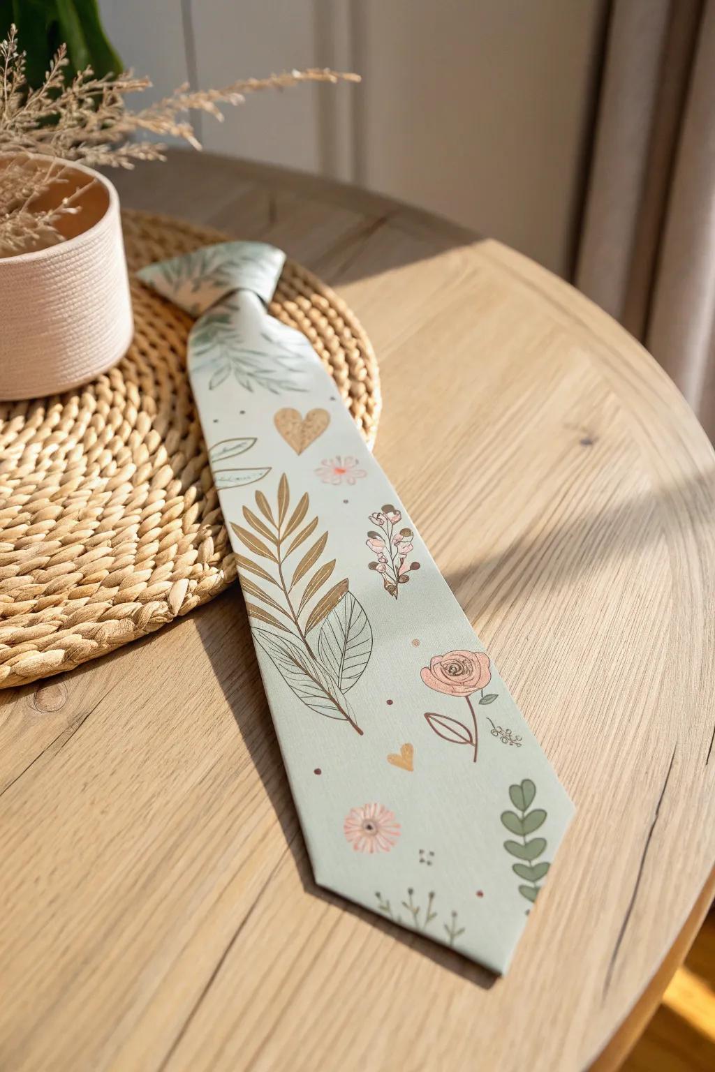 Celebrate Father's Day with a handcrafted touch: a tie-riffic card bursting with love and creativity!