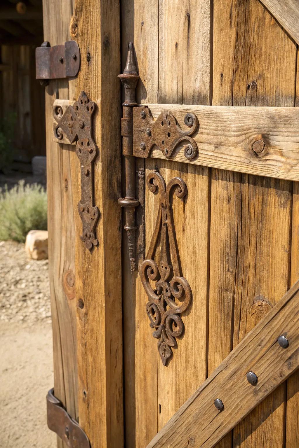 Embrace the charm of craftsmanship with a DIY rustic latch that tells a story.