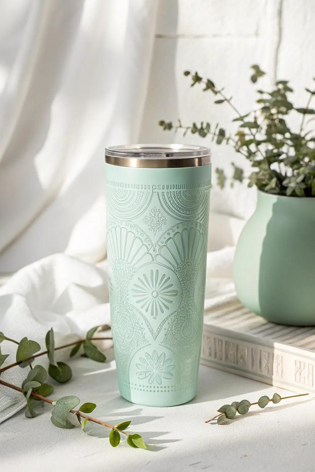Sip in style with pastel perfection - where simplicity meets elegance.