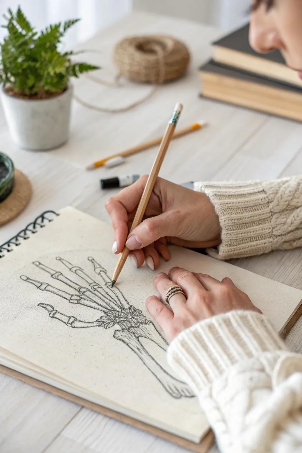 Discover the art of detailing through the elegance of bone structure and form.