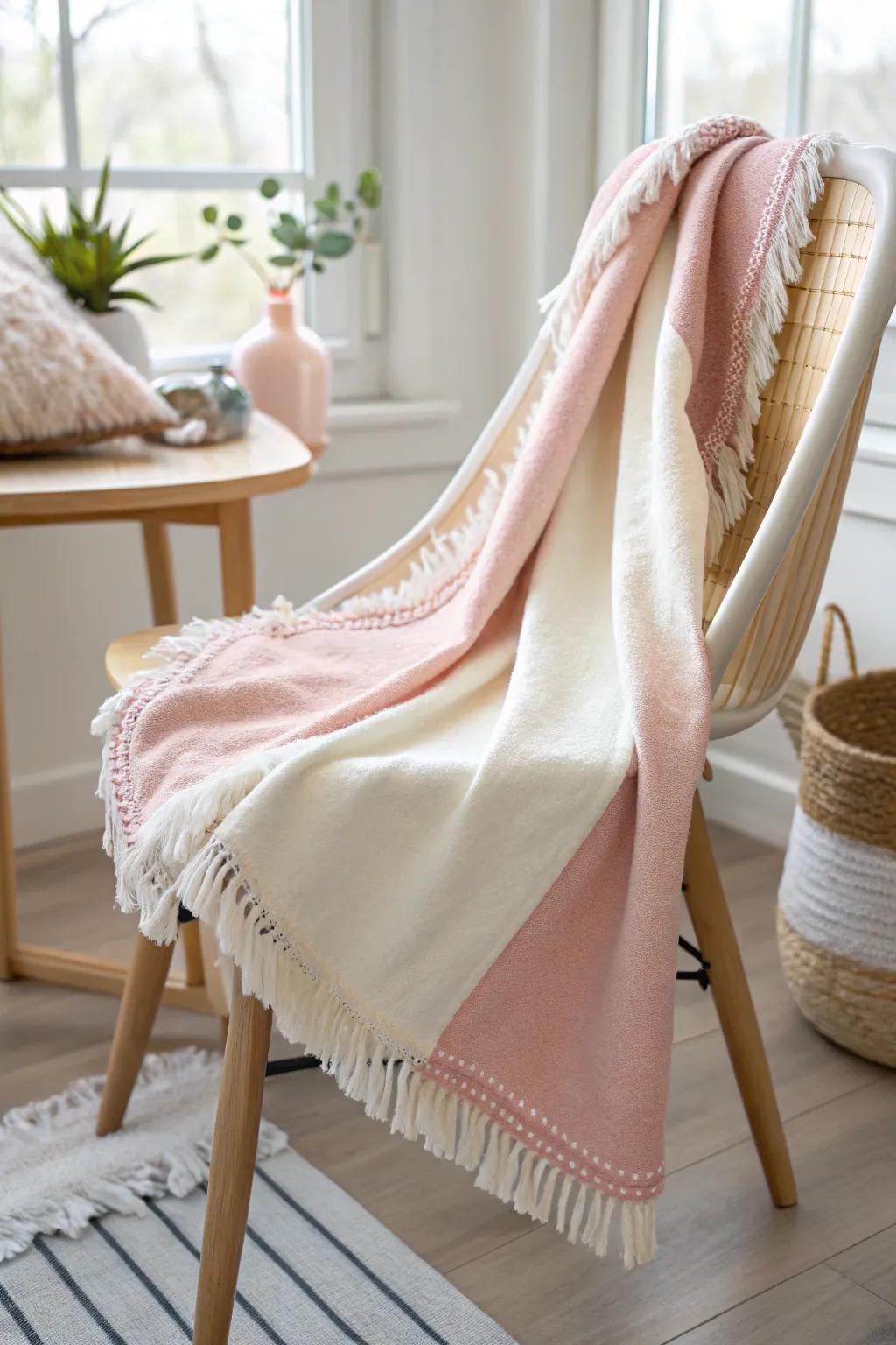 Embrace cozy simplicity with this charming no-sew fleece baby blanket—perfect for any little one's nursery.