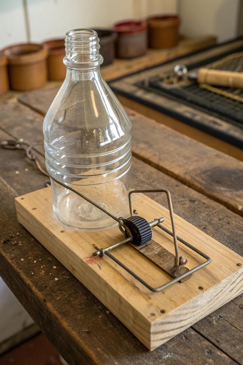 Ingenious Craftsmanship: A Simple Yet Effective Bottle Funnel Trap