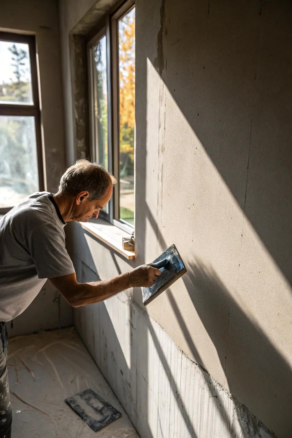 Transform your basement with the timeless elegance of drywall and paint.