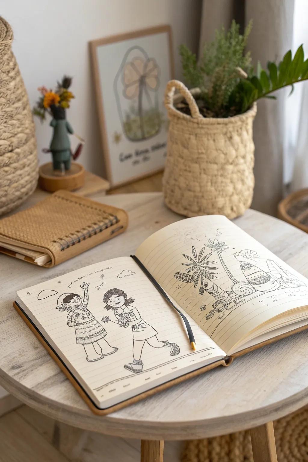 Unleash your creativity with a character storyboard: where every page tells a story.