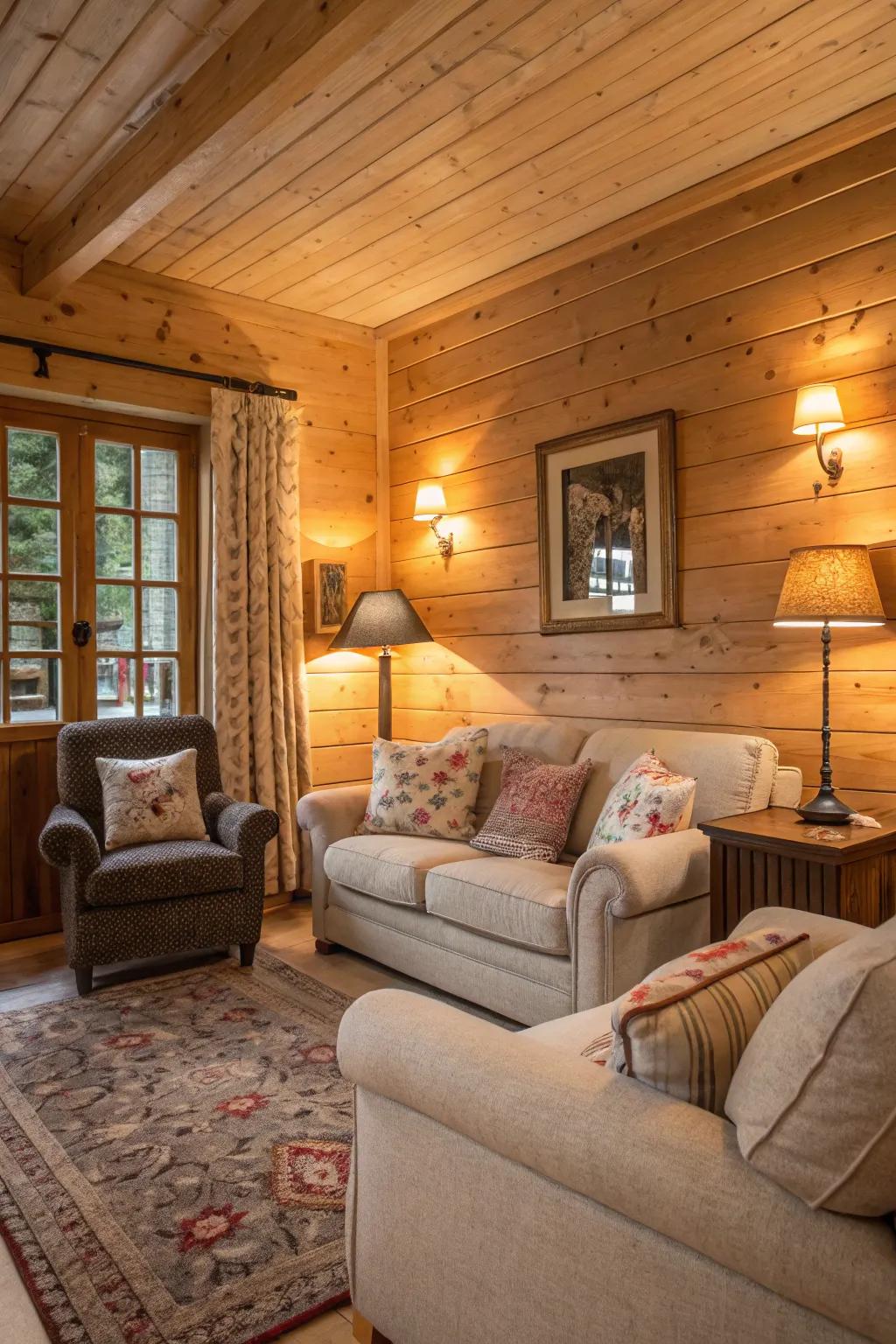Wood accents add warmth and a touch of nature to any living space.