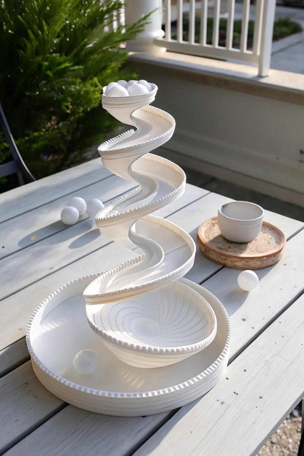 Roll into creativity with this elegant paper plate marble run, where simplicity meets playful design.