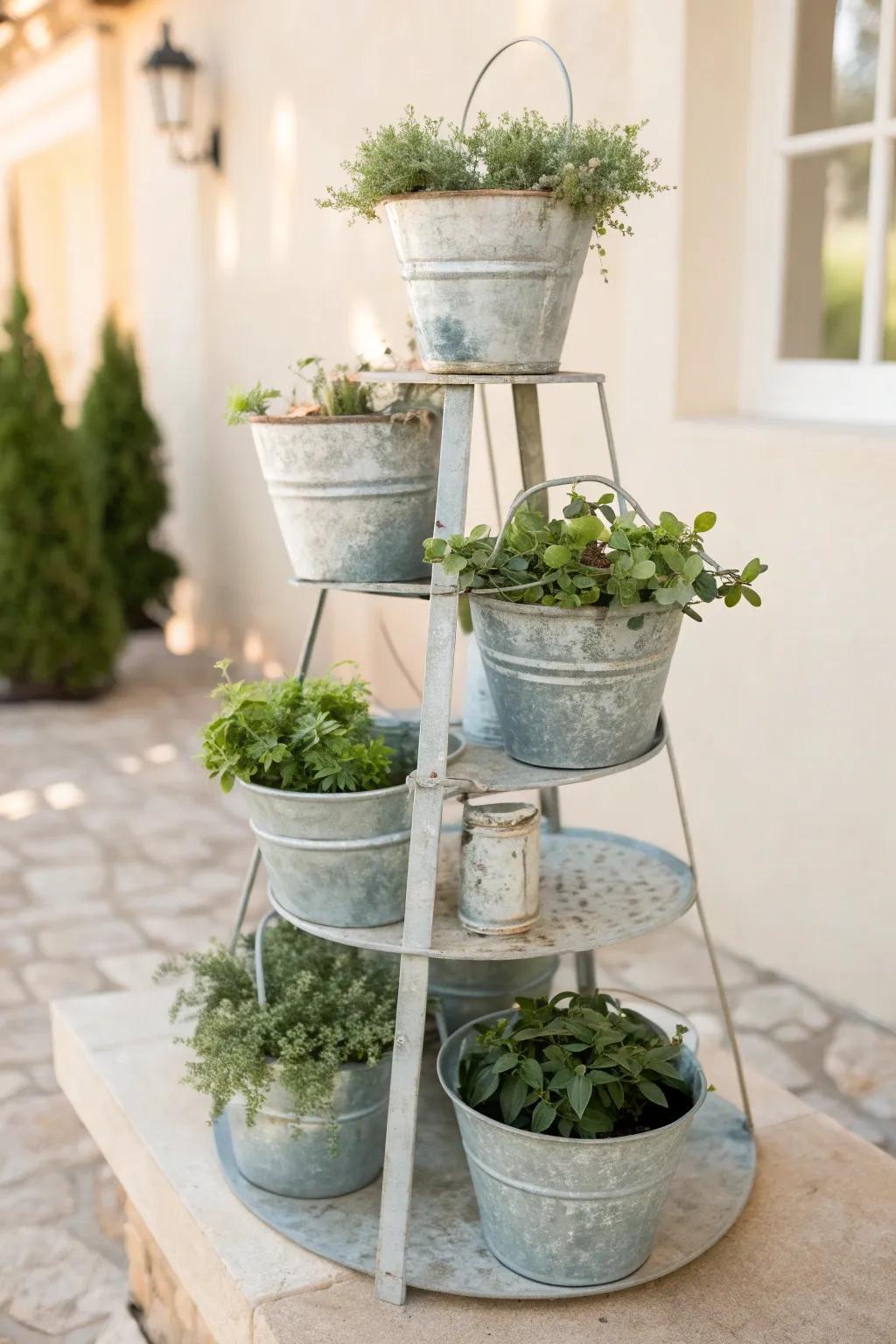 Elevate your space with a chic tiered display stand, where minimalist design meets boho elegance.