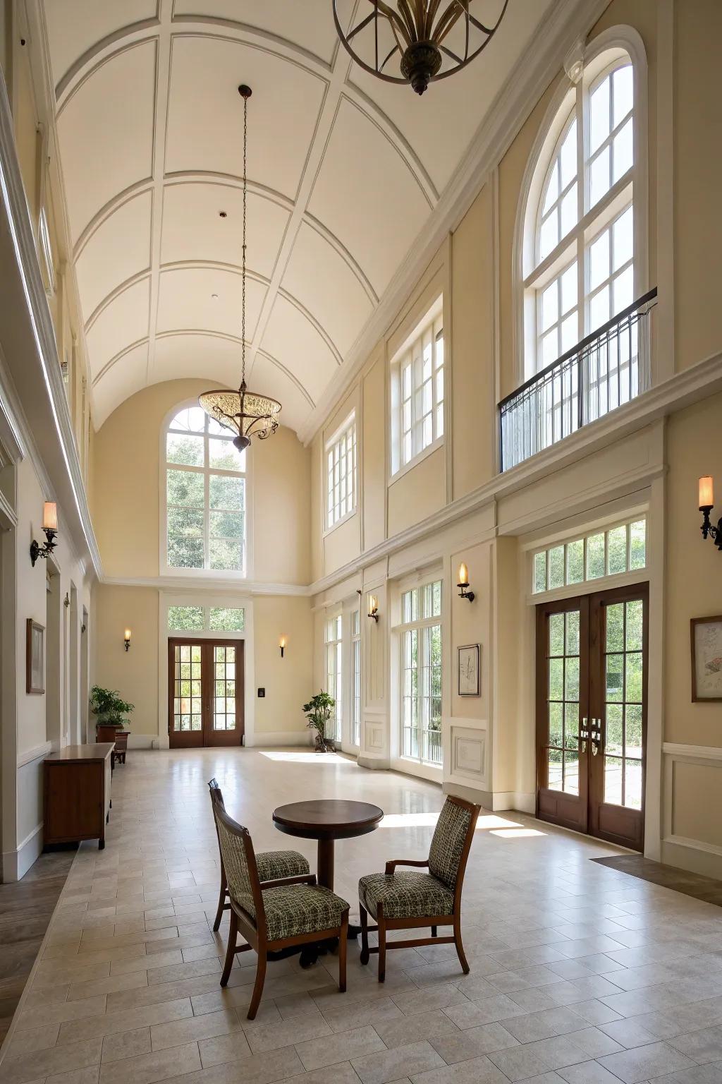 An open and airy foyer that welcomes you with its spaciousness.