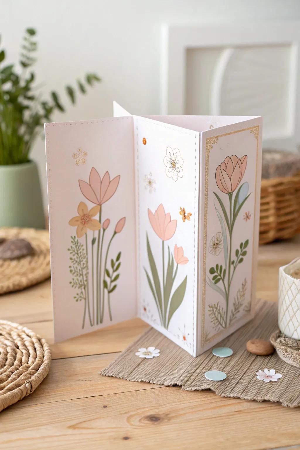 Surprise Mom with a Handmade Pop-Up Card: A blend of simplicity and heartfelt design.