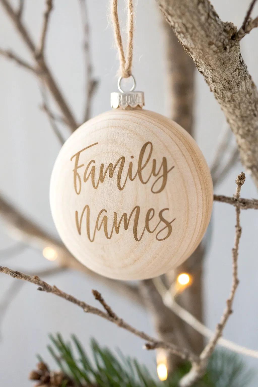 Celebrate the holiday season with a touch of personalized elegance. 🌿✨