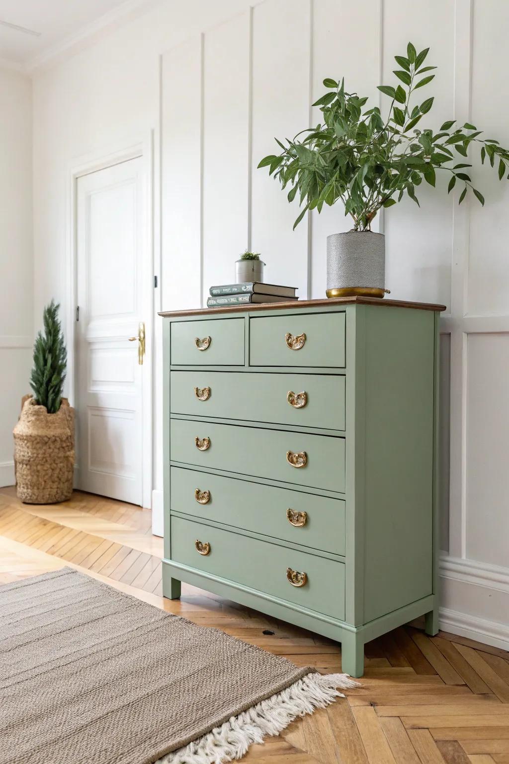 Transform old into gold with a chic dresser makeover. Embrace the art of upcycling!