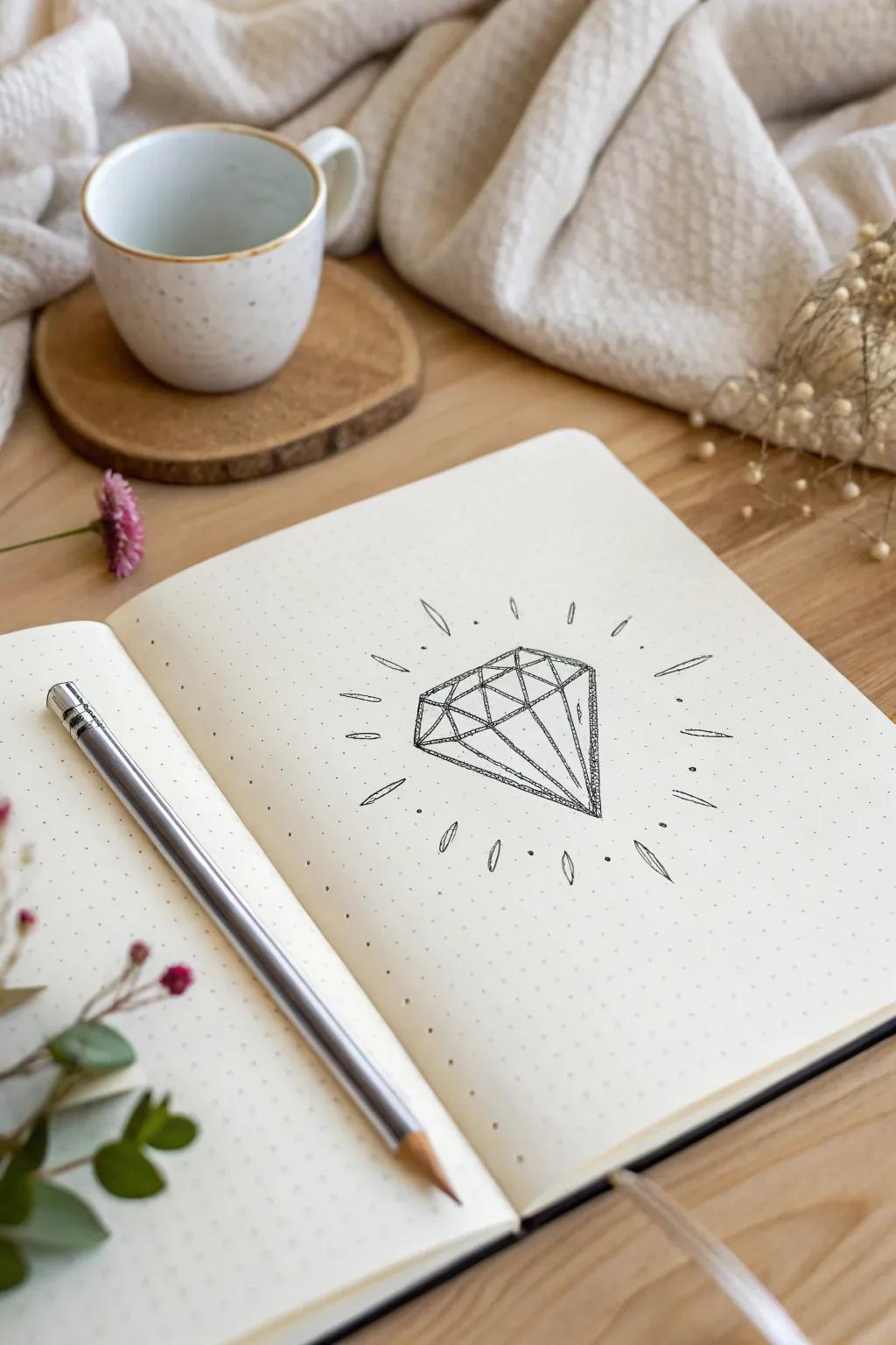 Find your inspiration in simplicity. ✨ #MinimalistArt #DoodleMagic