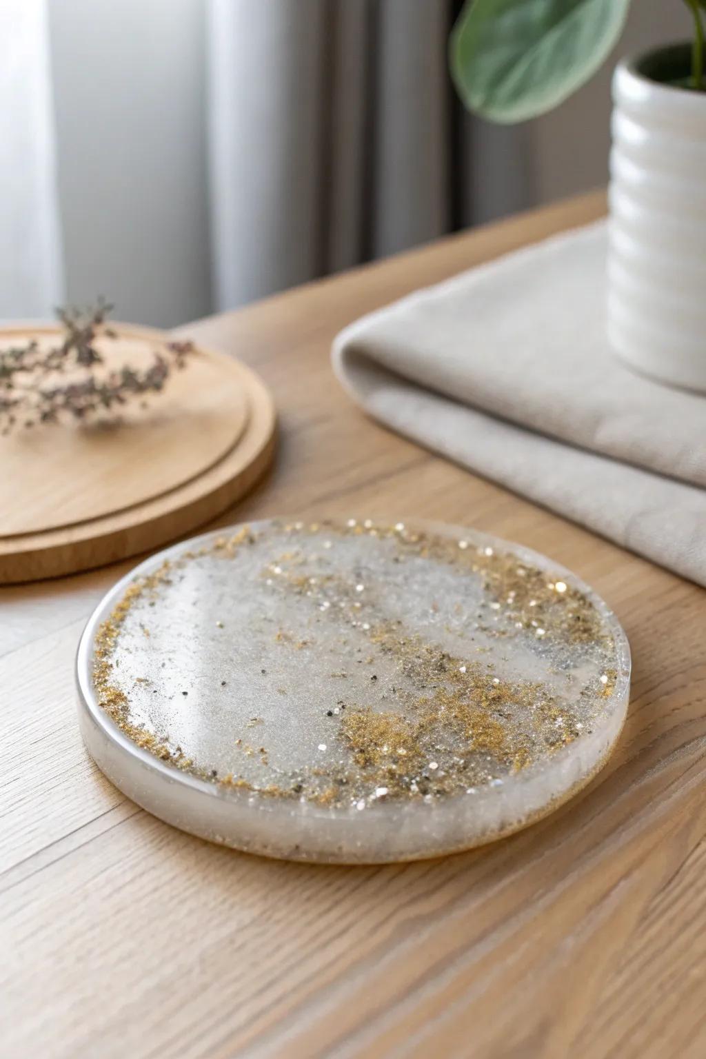 Elevate your table setting with a touch of sparkle and minimalist elegance.