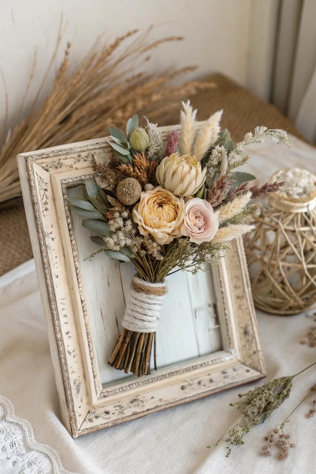 Embrace nostalgia with a touch of vintage floral elegance.