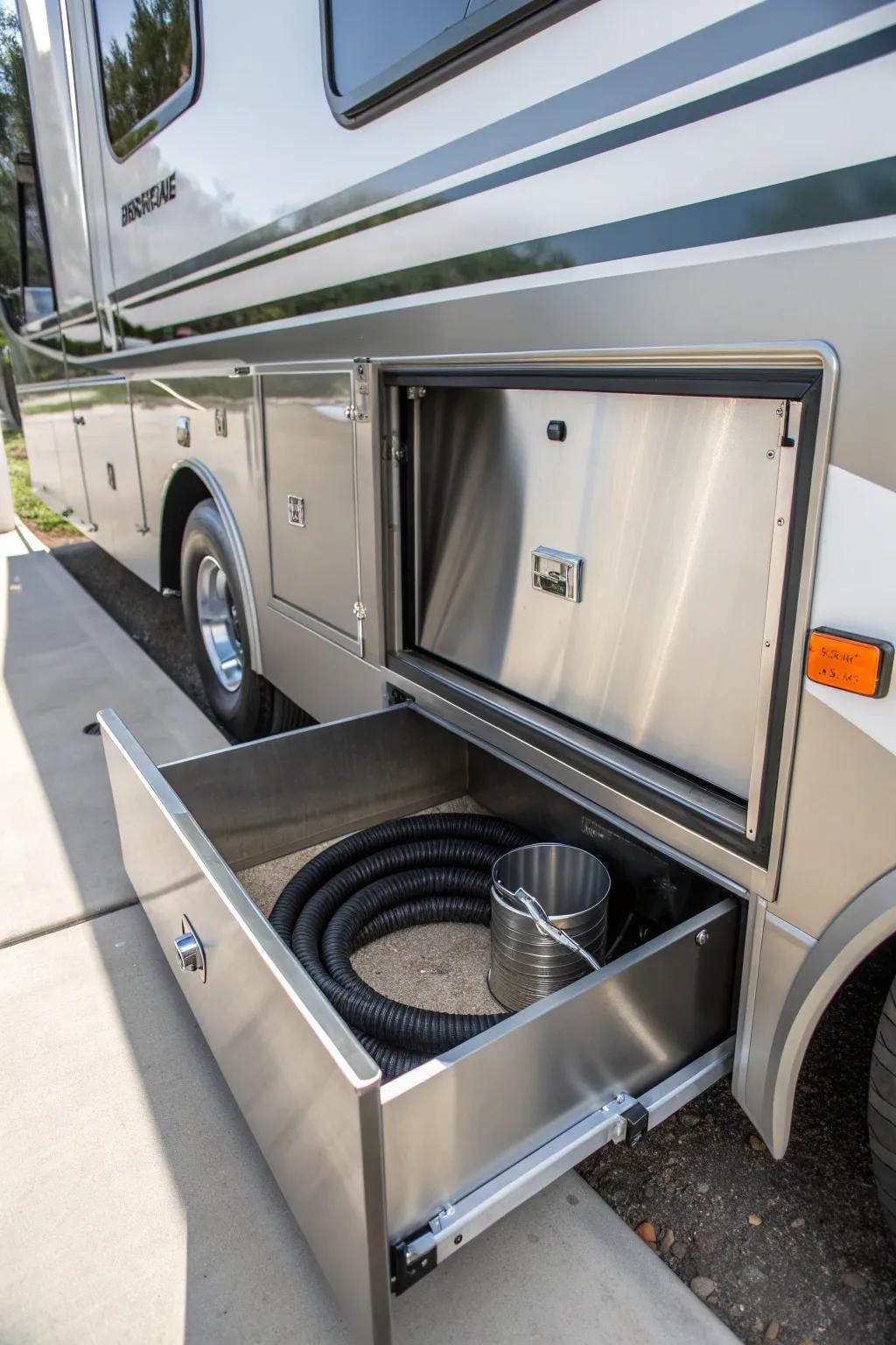 Craftsmanship Meets Utility: Perfect Storage Solution for Your RV Adventures