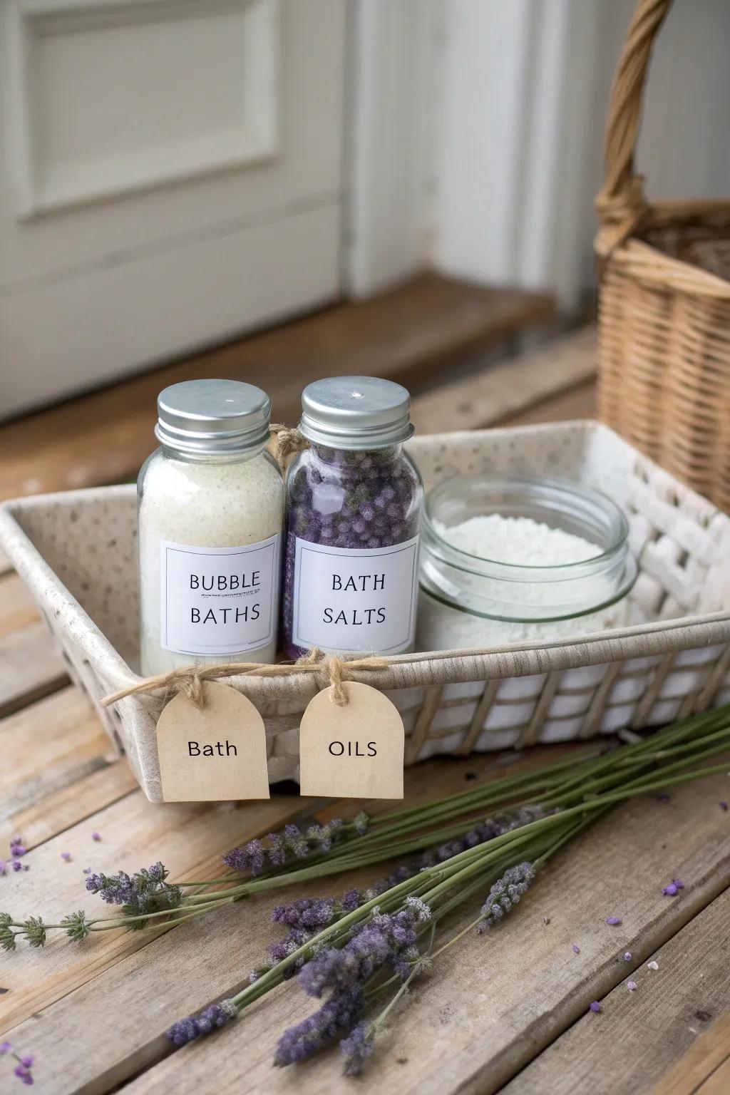 Indulge in Bath Bliss: Elevate your spa experience with simplicity and natural beauty.