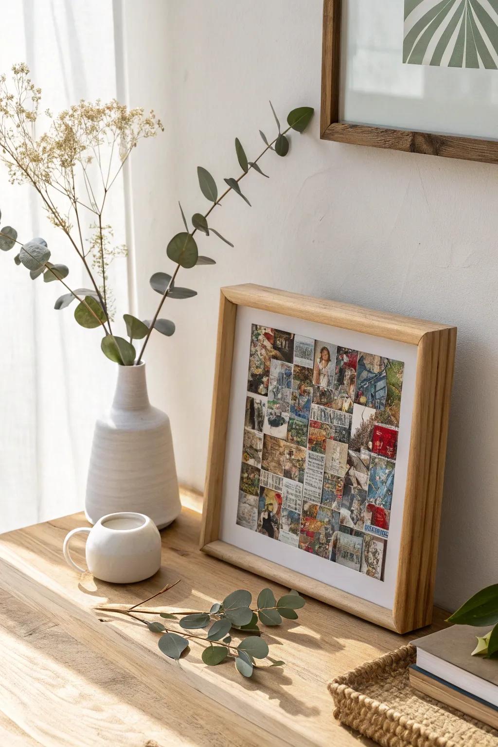 Breathe new life into old magazines with stunning collage art. Discover your creative flair in every cut and paste.